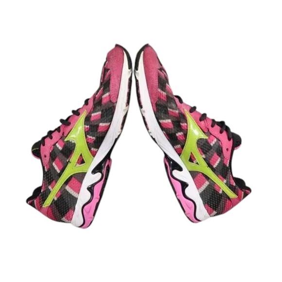 Mizuno Shoes Womens 9 Athletic Trainers Wave Elixir 8 Running Sport Active Pink - Picture 12 of 14